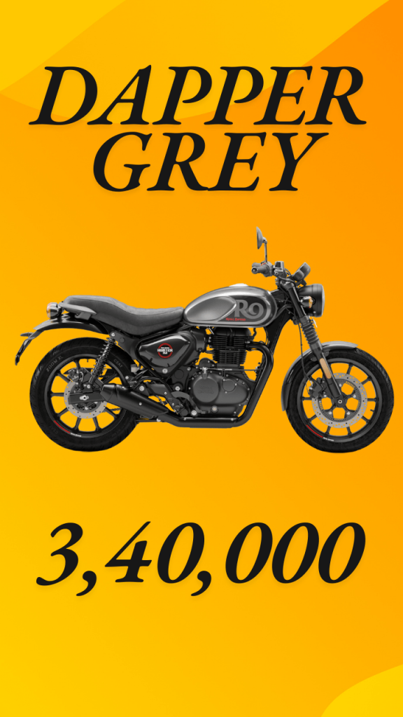 Royal Enfield Hunter 350 Price In Bangladesh dapper grey