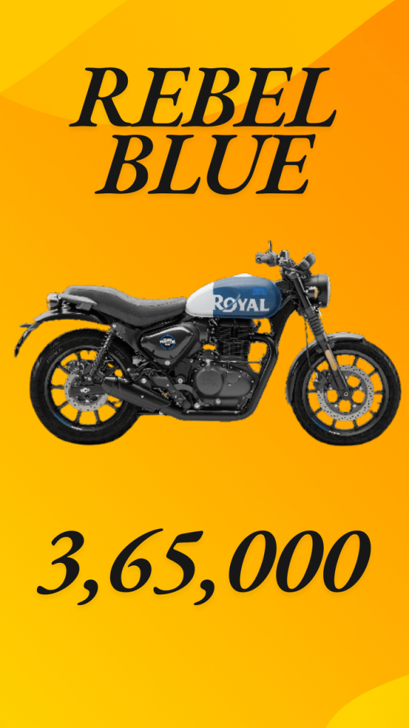 Royal Enfield Hunter 350 Price In Bangladesh rebel blue