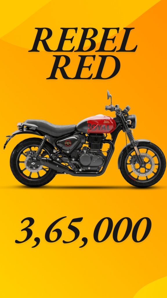 Royal Enfield Hunter 350 Price In Bangladesh rebel red